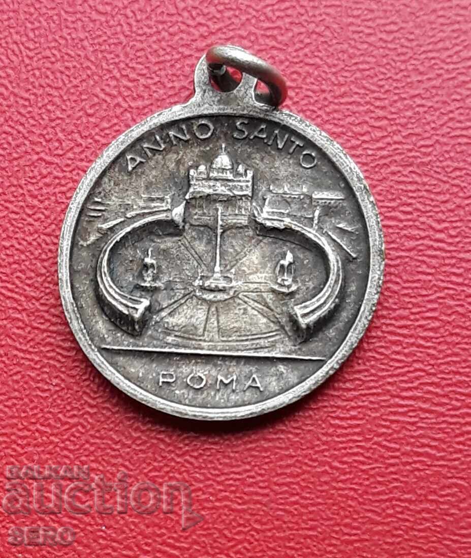 Medalie-Vatican-Papa Pius al XII-lea-medalie de argint "Piața Sf. Petru"