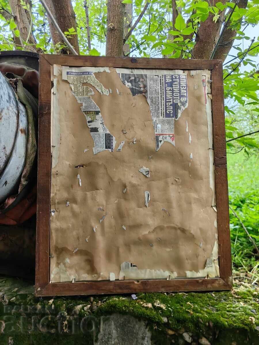 VECHE FOTOGRAFIE MARE PORTRET MILITAR EPOLET NUMĂR UNIFORMĂ - 7