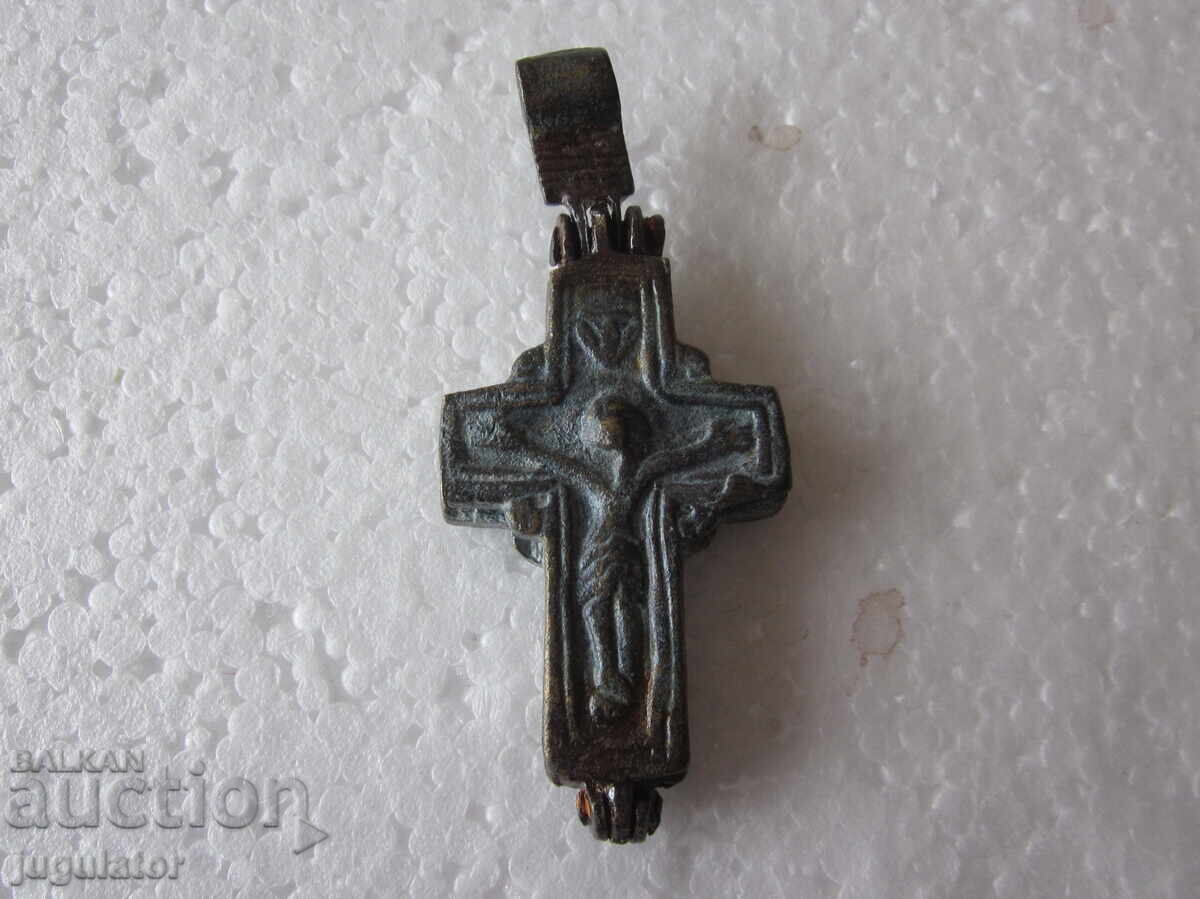 Old Bulgarian Revival bronze cross with price € 45.00 | 88.01 BGN