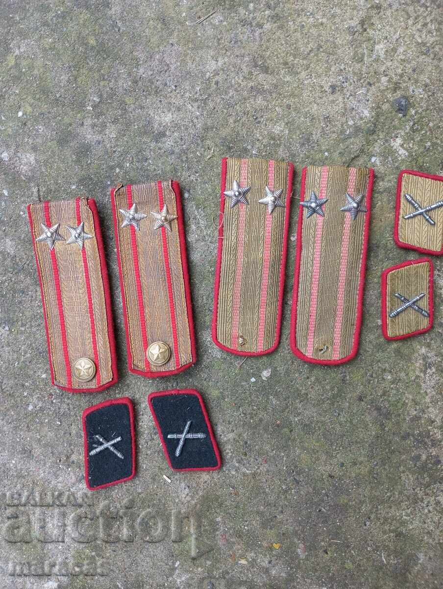 Old shoulder straps from the socialist era
