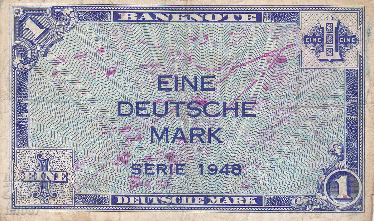 tino37- GERMANY - 1 MARK - 1948 with price € 9.70 | 18.97 BGN