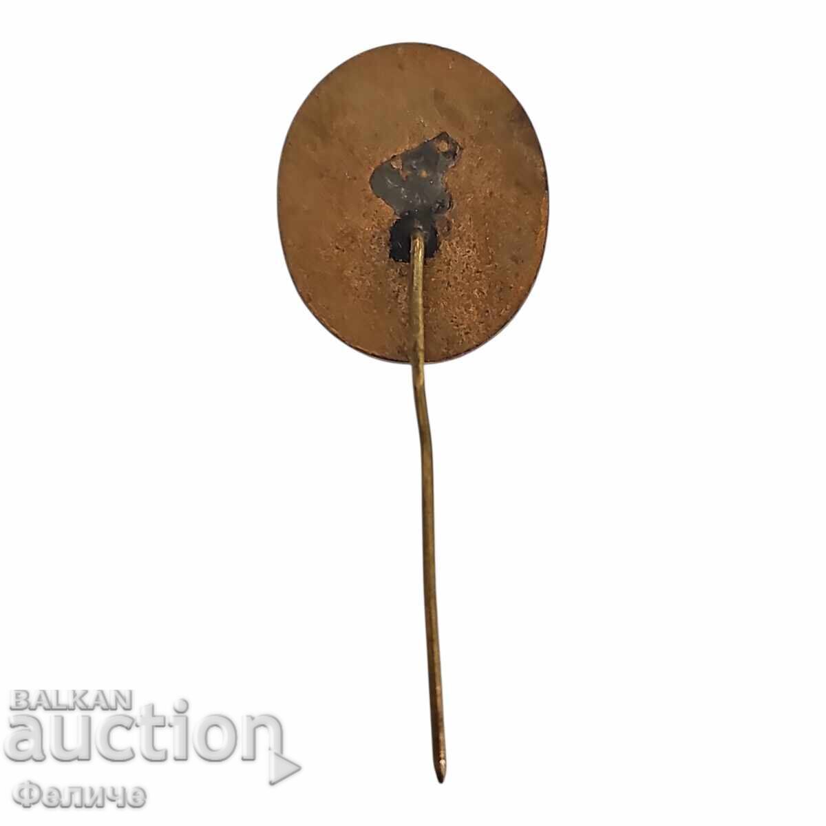 Auction  Rare Bulgarian socialist badge, pin - Tourism - Balkantourist