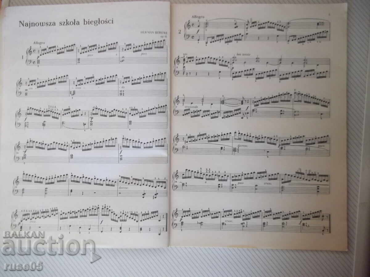 Παράδοση Παρτιτούρες "berens - Zbigniew Drzewiecki" - 72 σελ
