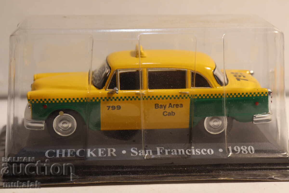 MODEL MAȘINUȚĂ TAXI SAN FRANCISCO 1:43 cu preț € 10.00 | 19.56 BGN