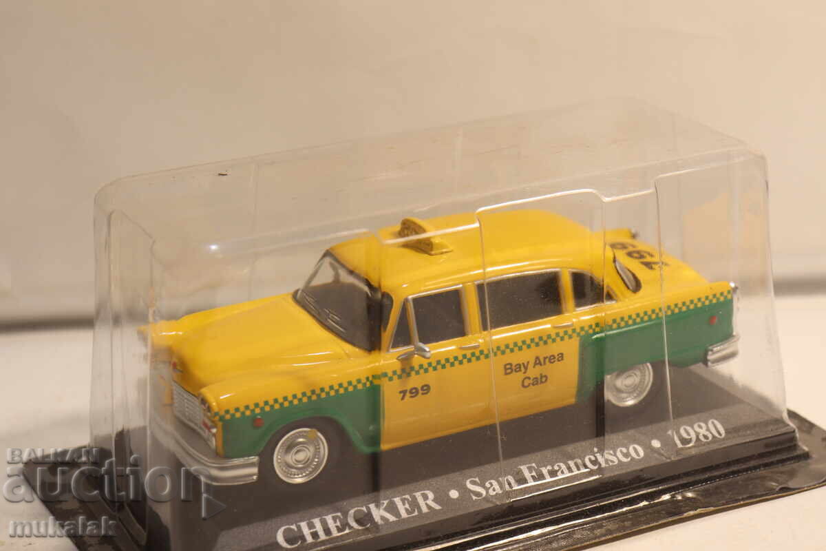 MODEL MAȘINUȚĂ TAXI SAN FRANCISCO 1:43 - 6