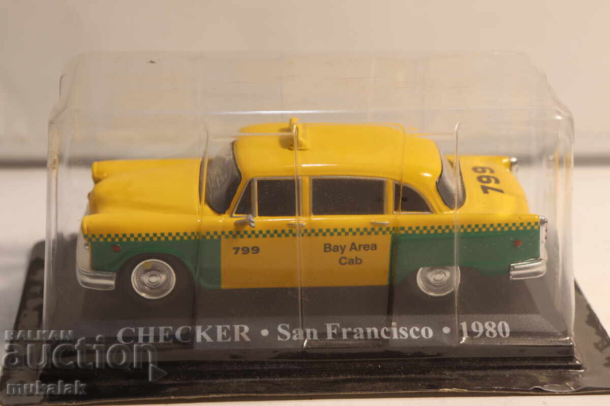 MODEL MAȘINUȚĂ TAXI SAN FRANCISCO 1:43