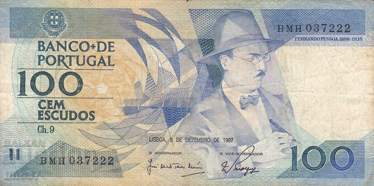 tino37 - PORTUGALIA - 100 ESCUDOS - 1987 cu preț € 2.90 | 5.67 BGN