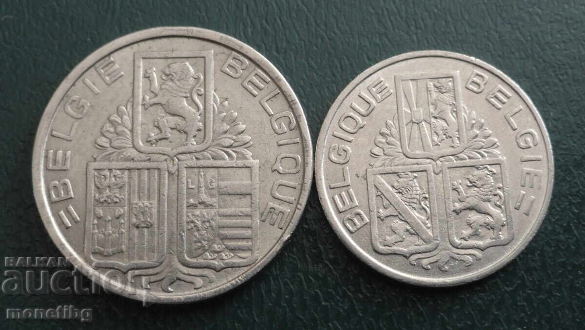 Belgia 1939g. - 1 i 5 franka - 6
