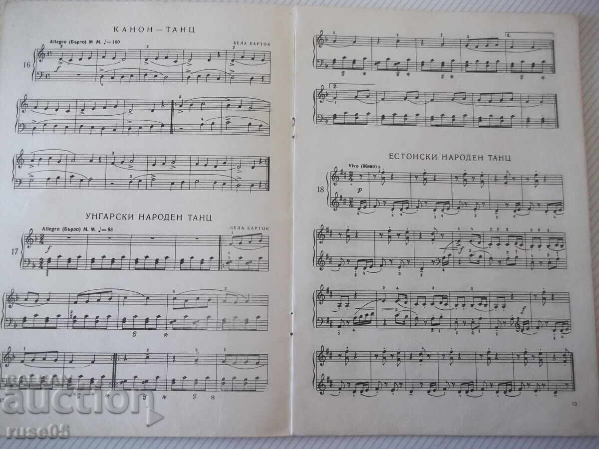 Delivery of Sheet music "The Little Pianist - Volume 1 - Mara Balsamova" - 32 pages