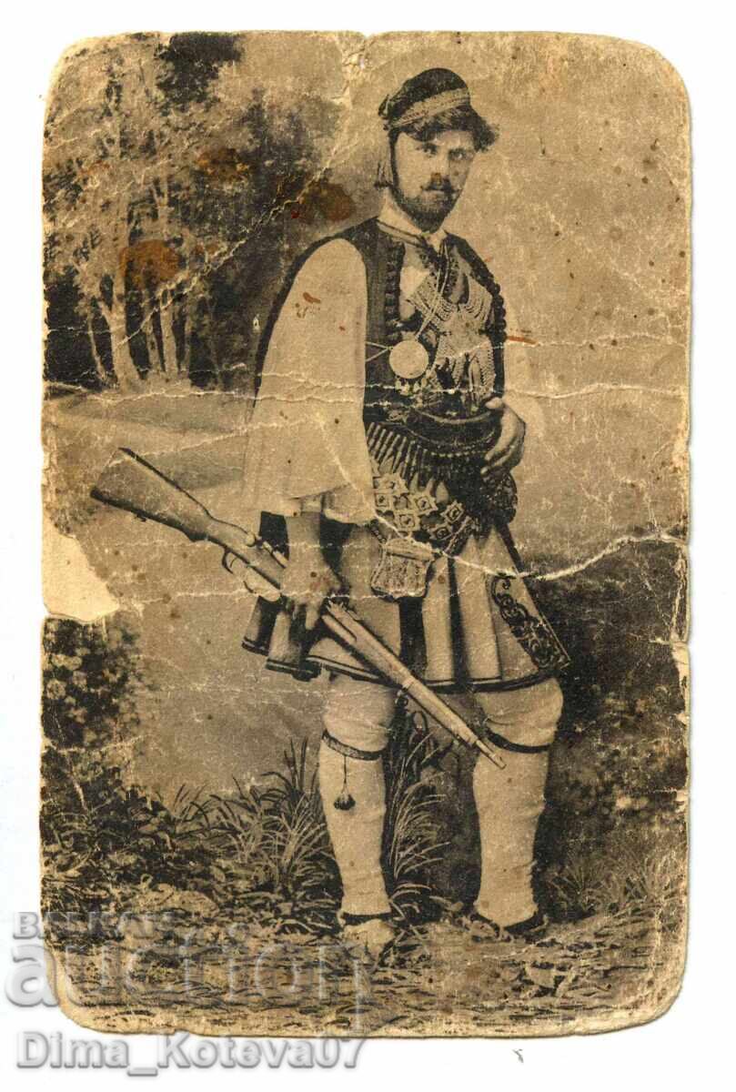 Παλιά κάρτα Γκεόργκι Μουτσιτάνοφ Κασπτσετο βοεβόδας VMRO VMORO