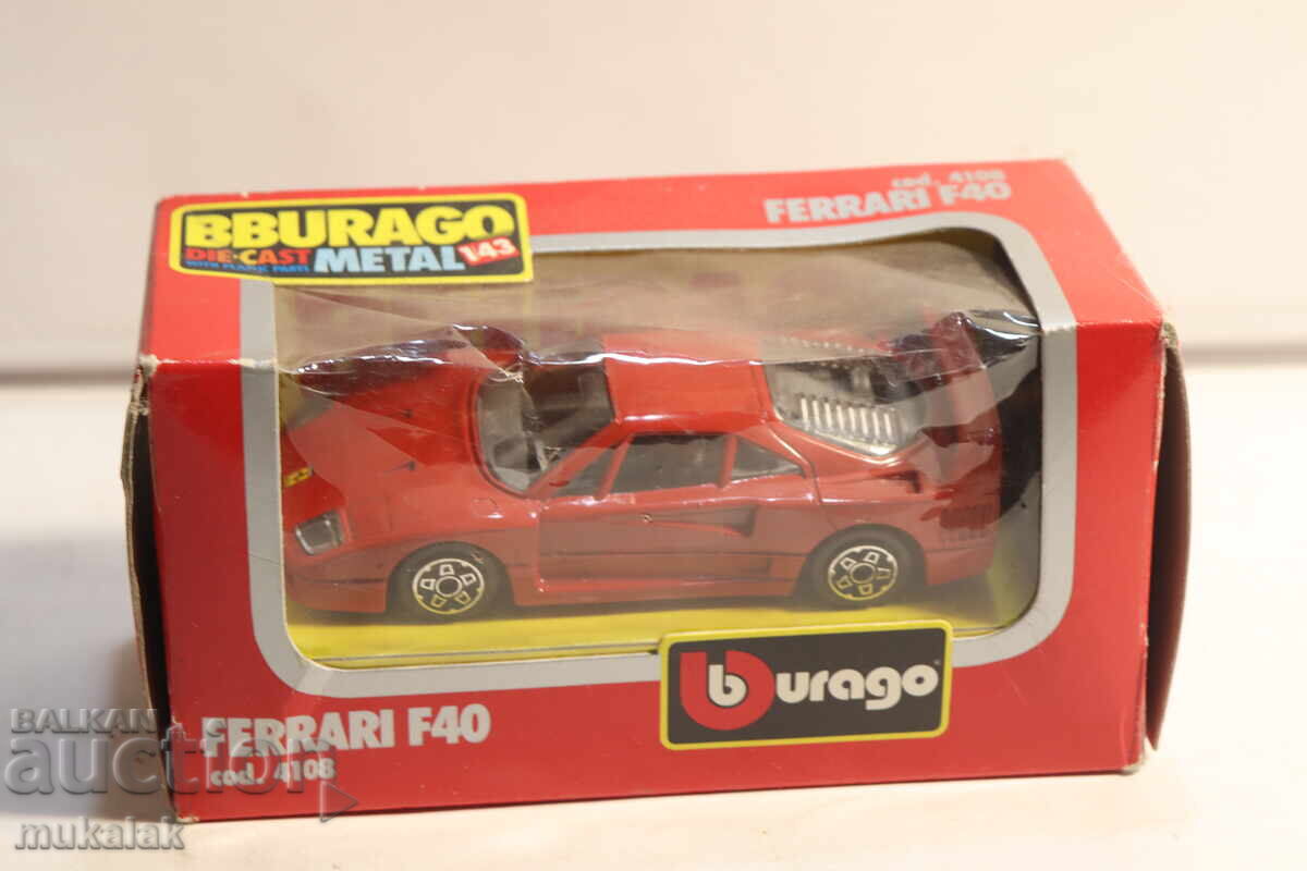 MODEL MAȘINUȚĂ 1:43 BBURAGO FERRARI F 40