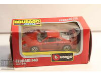 MODEL MAȘINUȚĂ 1:43 BBURAGO FERRARI F 40
