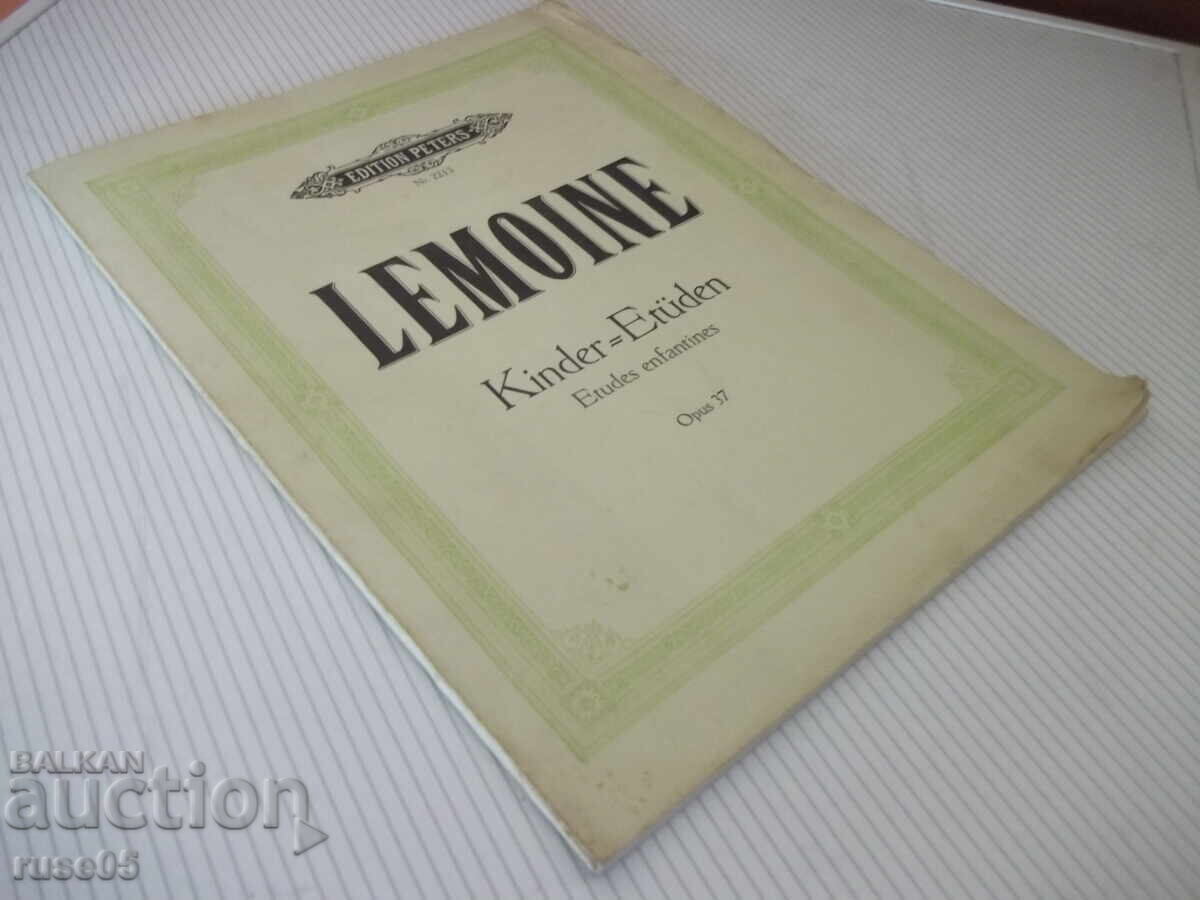 Παρτιτούρες "LEMOINE - Kinder=Etüden - Leipzig" - 72 σελ - 7