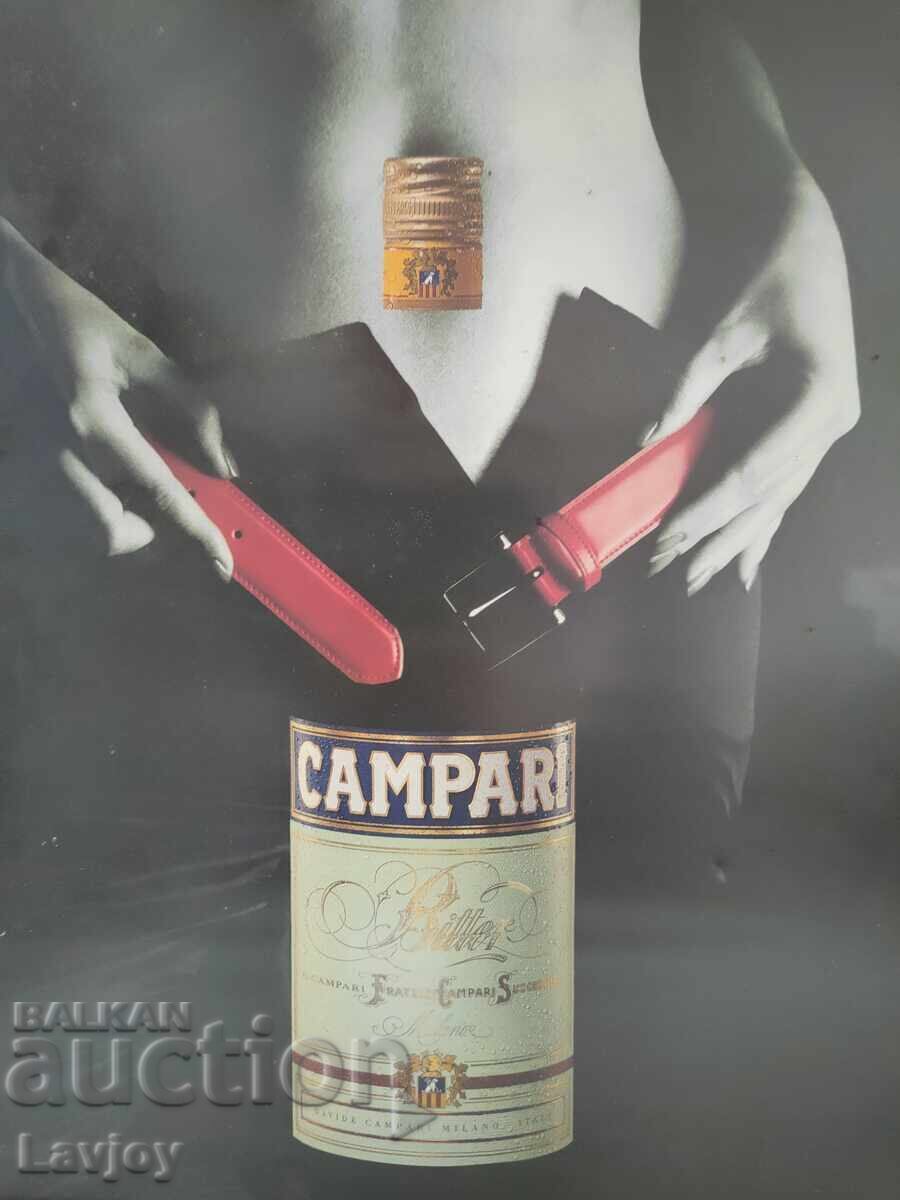 Retro reklamna tabela Campari with price € 25.00 | 48.90 BGN
