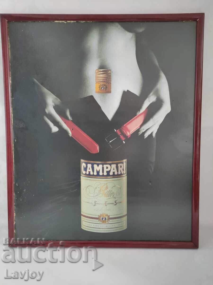 Auction  Retro reklamna tabela Campari