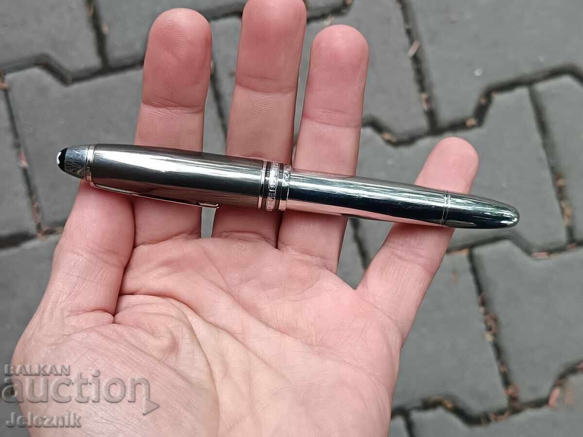 Licitație Stilou rar Montblanc Meisterstück Hematite, peniță 18k Licitație Stilou rar Montblanc Meisterstück Hematite, peniță 18k