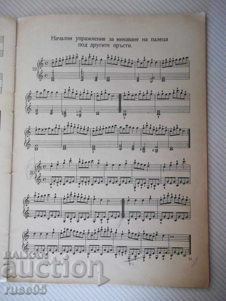Licitație Partitură „Primul profesor de pian - Karl Czerny” - 56 pagini.