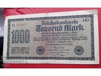 Bancnotă-Germania-1000 de mărci 1922
