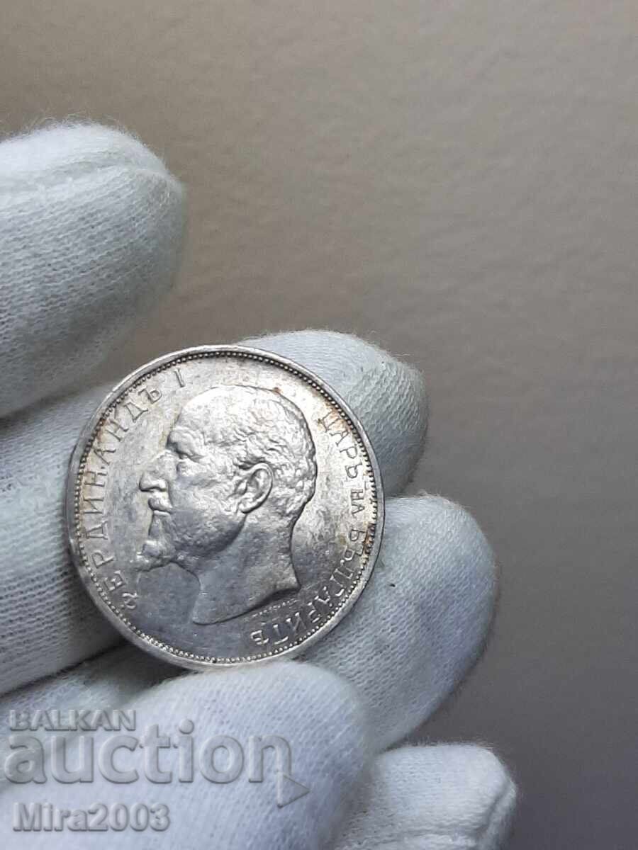 2 leva 1913 de la 0.01c. BZȚ - 13