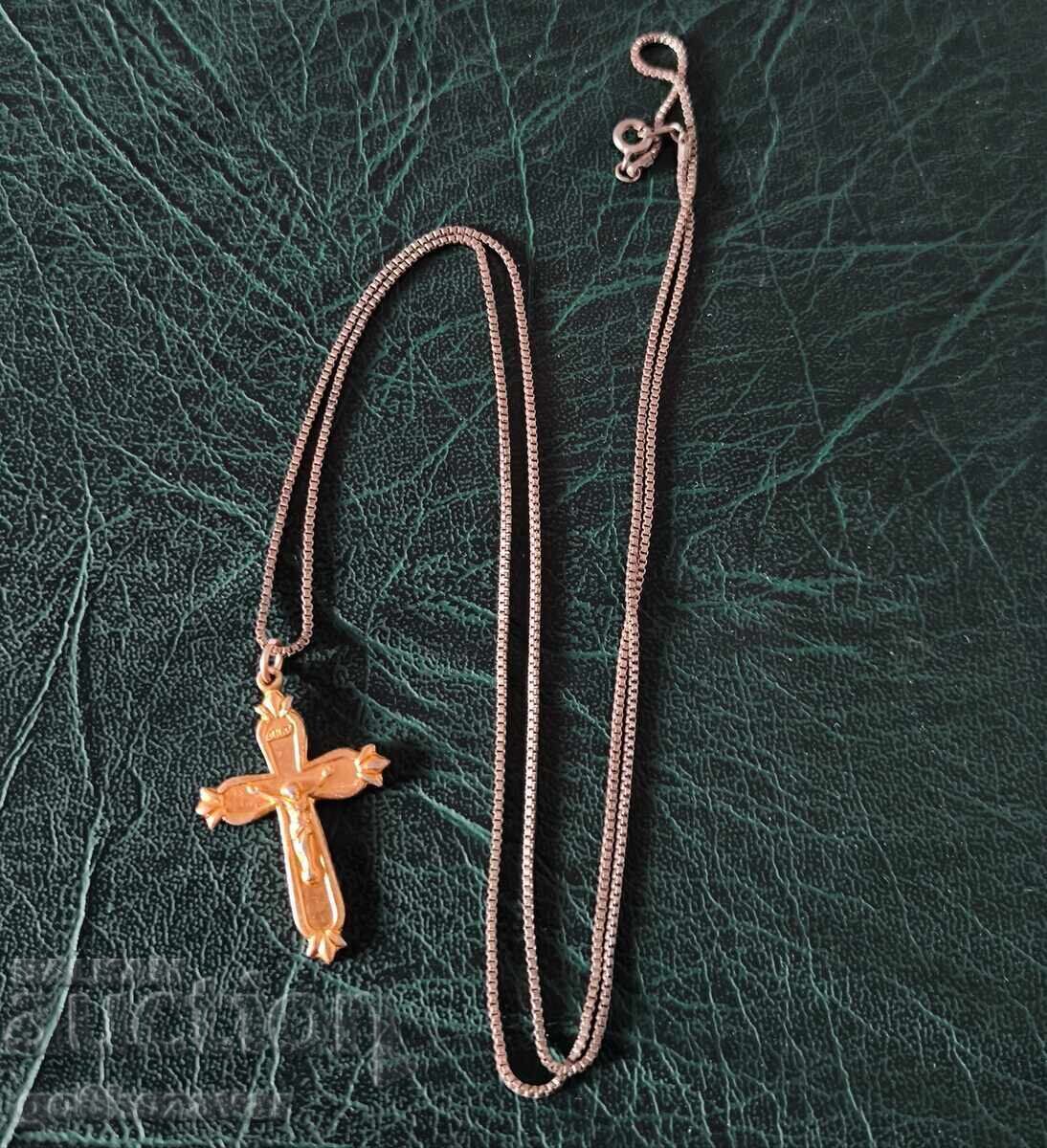 Lănțișor cu cruce crucifix! - 7