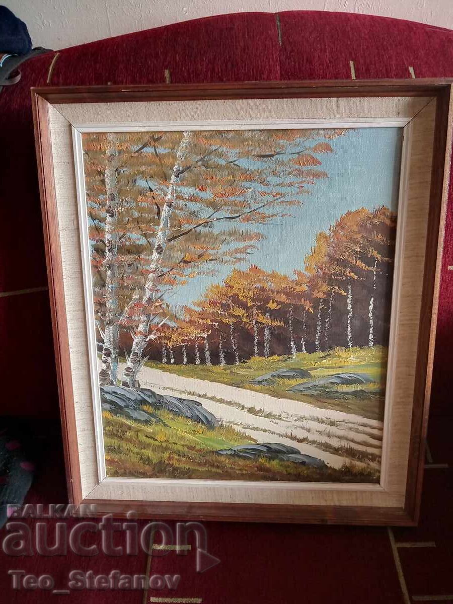 Pictură originală în ulei. Pe pânză