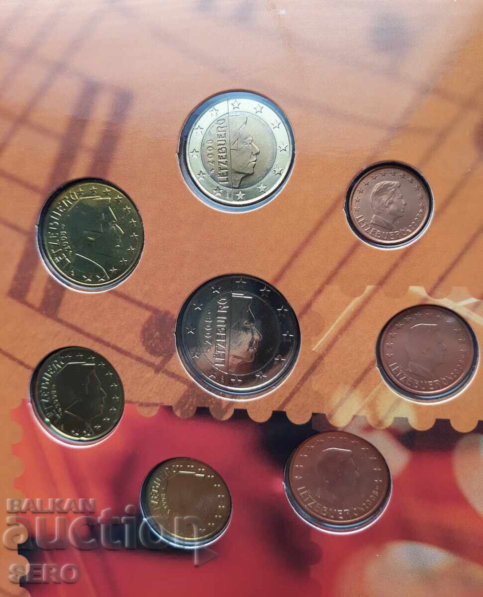 Licitație Luxemburg-SET 2008-din 8 monede euro