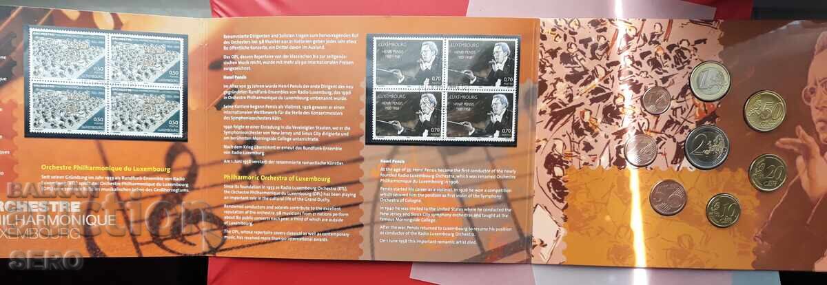 Livrarea Luxemburg-SET 2008-din 8 monede euro
