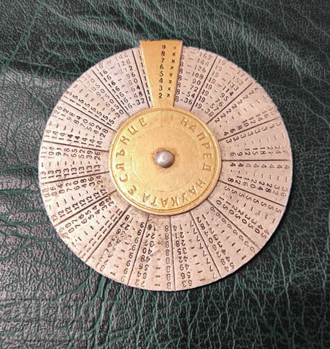 Abacus Forward science is sun! Perpetual calendar!