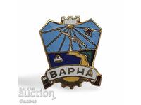 Bulgarian socialist badge, pin - Tourism - Varna