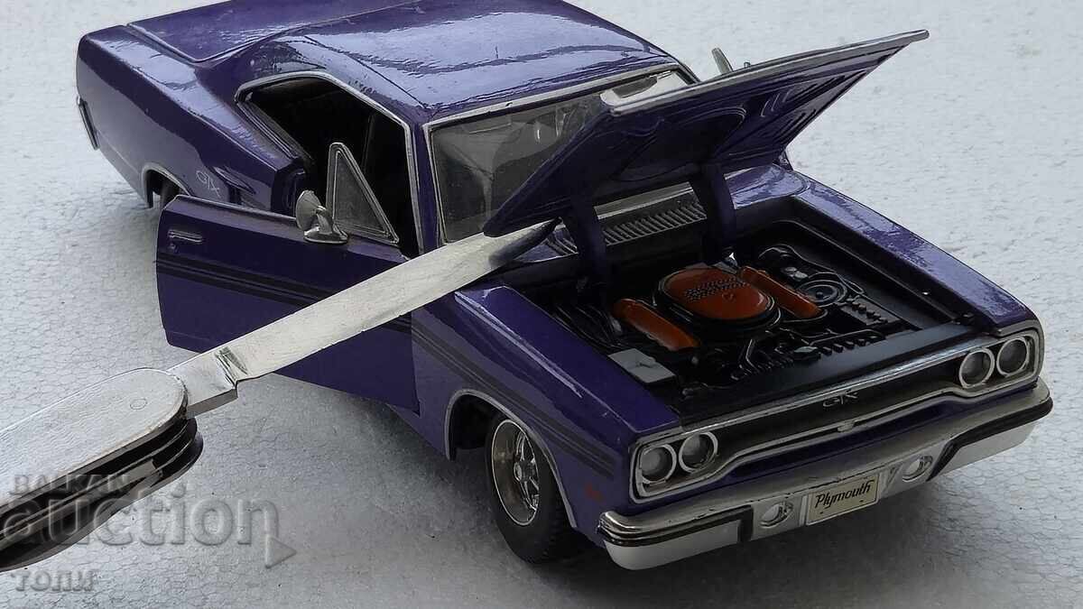 1970 PLYMOUTH GTX MAISTO MADE IN CHINA 20cm with price € 0.01 | 0.02 BGN