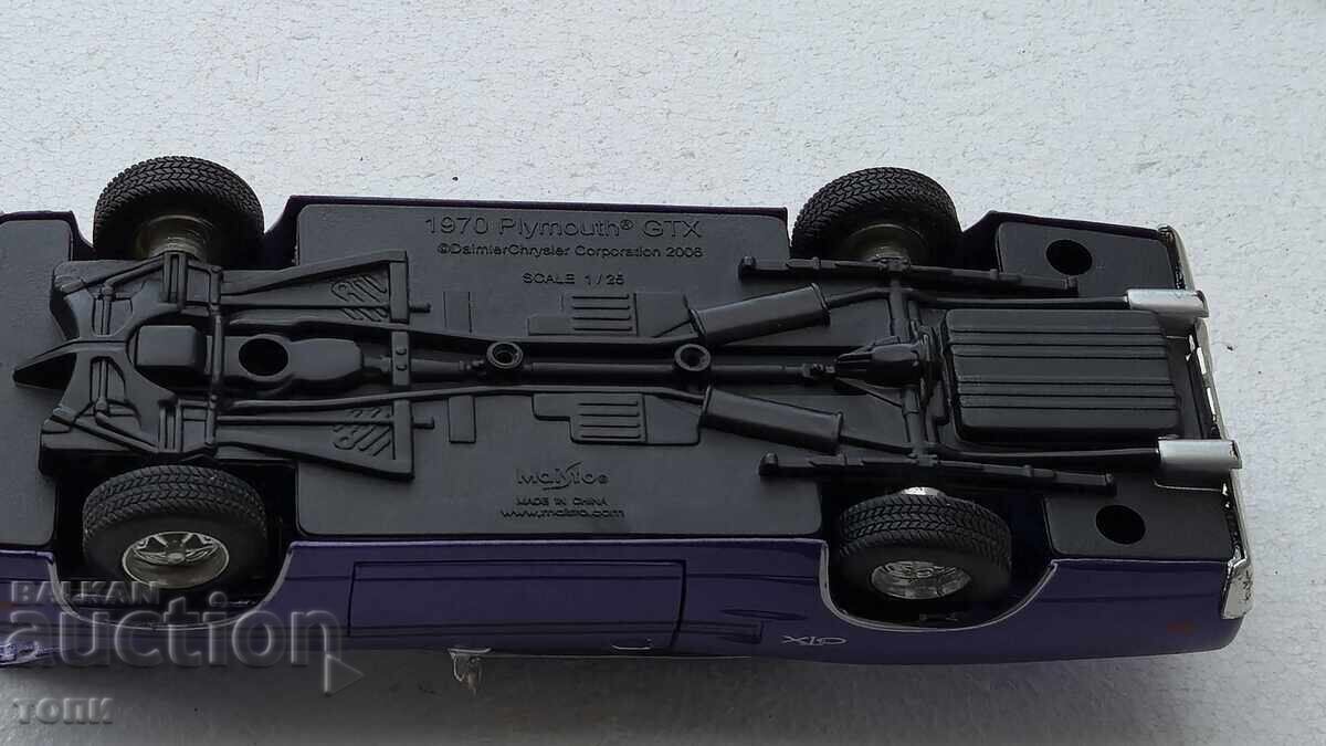 1970 PLYMOUTH GTX MAISTO MADE IN CHINA 20cm - 5