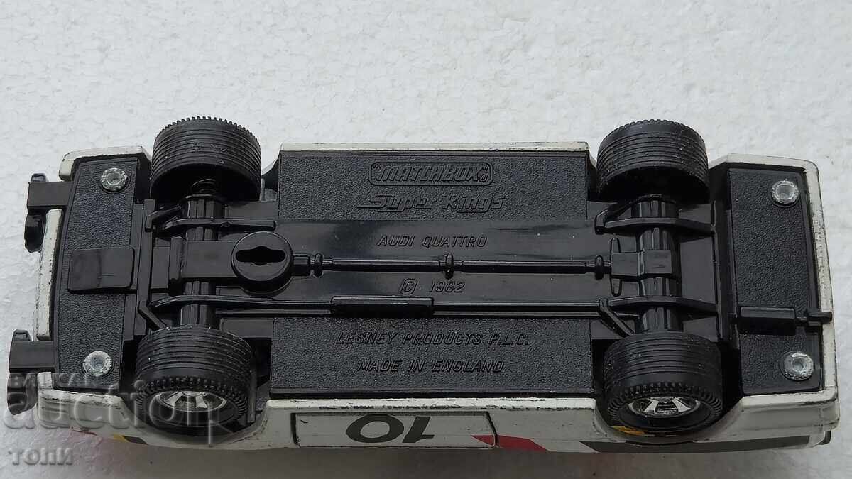 MATCHBOX AUDI QUATTRO 1982 FABRICAT ÎN ANGLIA 13 cm - 6