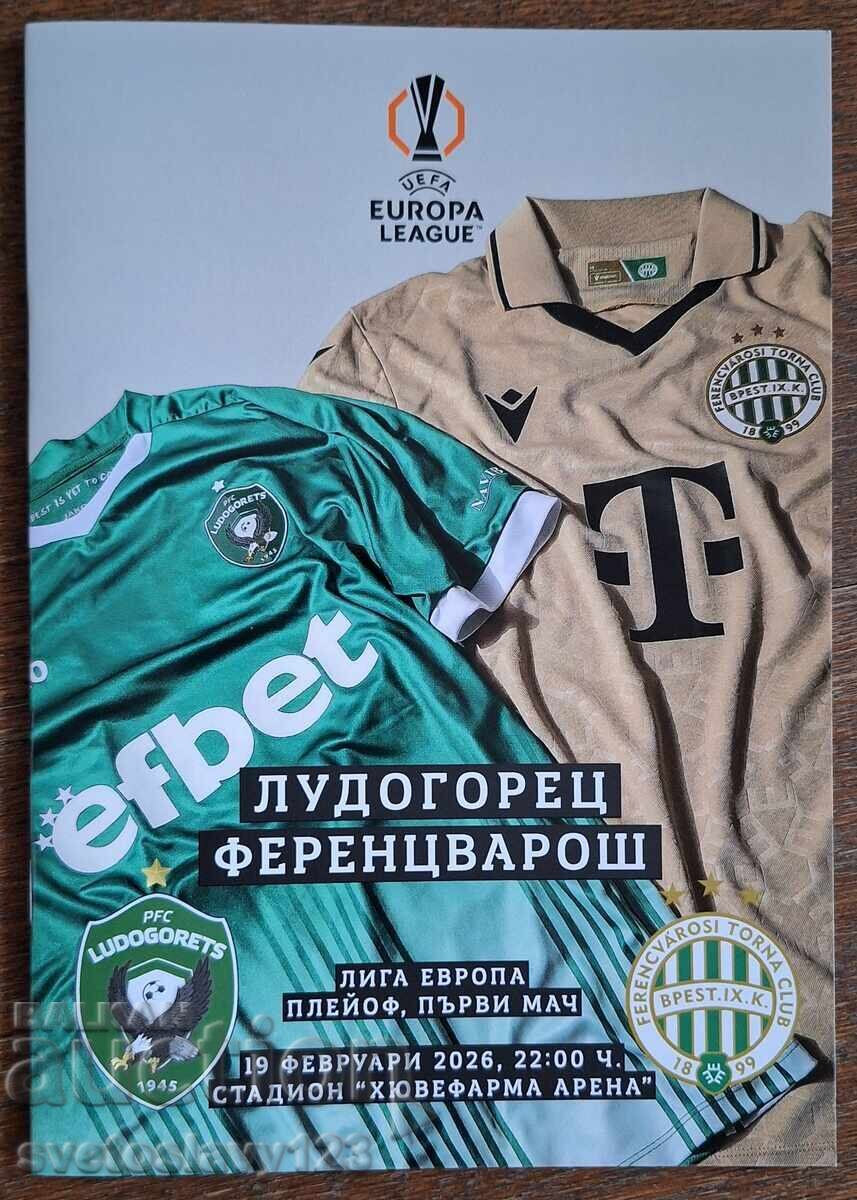 Ludogoreț - Ferencváros 19.02.2026 program Ludogoreț - Ferencváros 19.02.2026 program