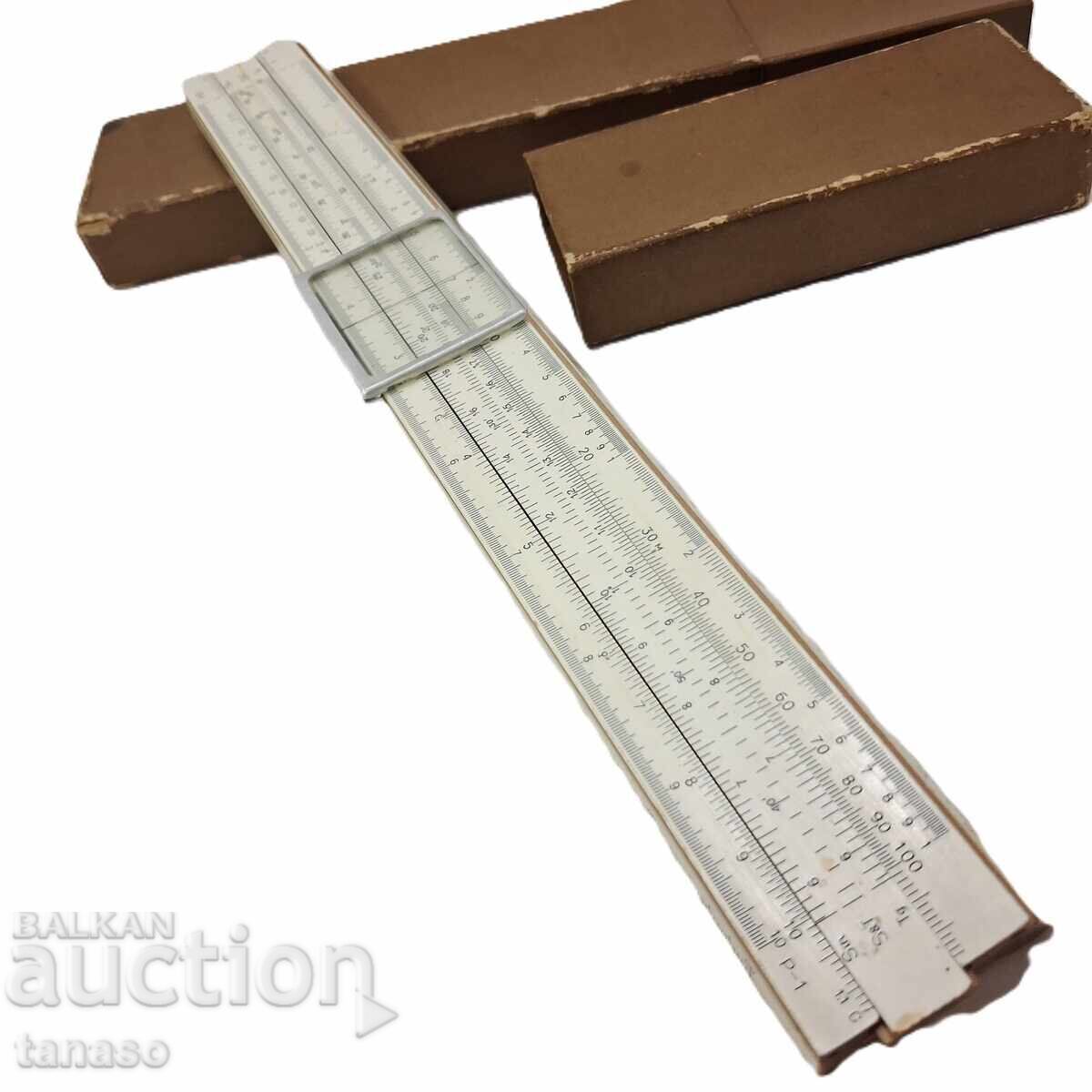 Livrarea Veche riglă de calcul sovietică (slide rule) (9.1)