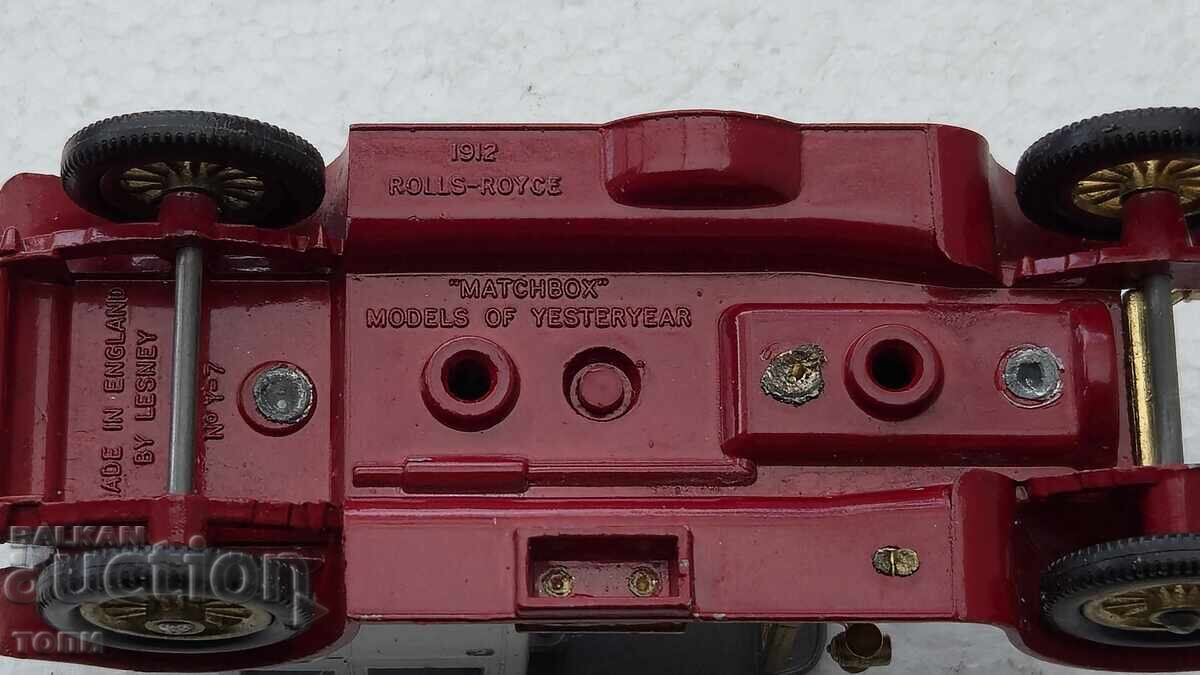 MATCHBOX ROLLS - ROYCE 1912  MADE IN ENGLAND 9 см. - 7
