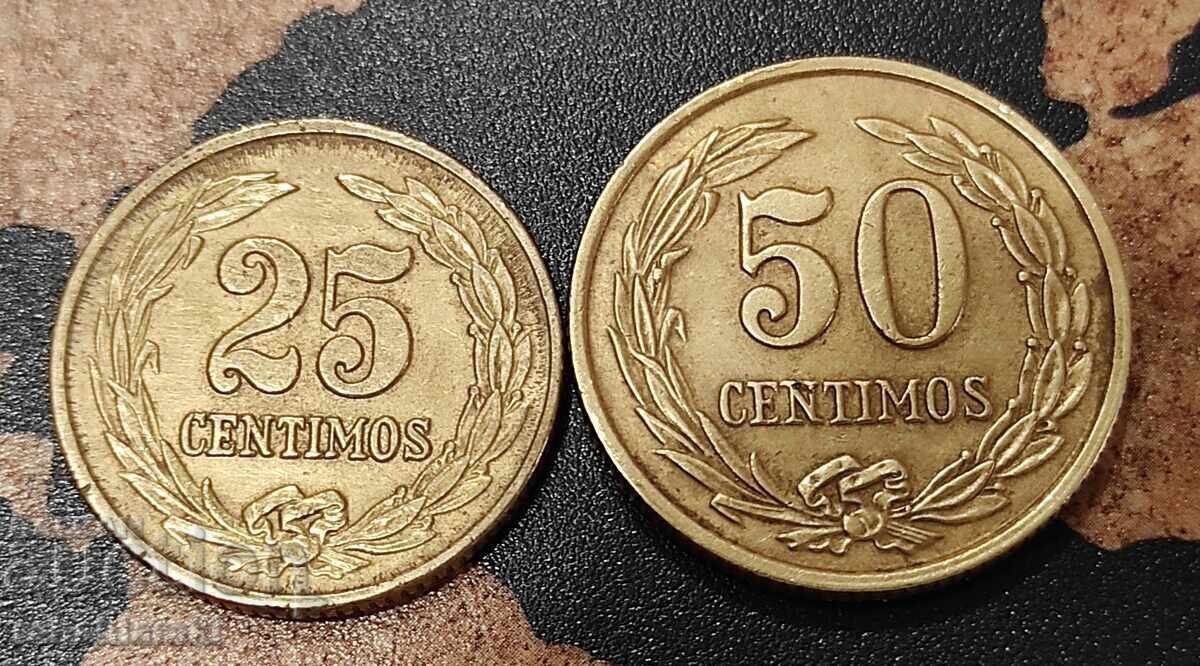 Νομίσματα Παραγουάης - 2 τεμ. [1948-1951] με τιμή € 6.50 | 12.71 BGN