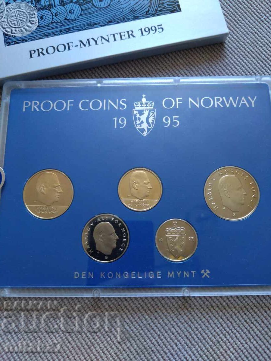 Сет монети, Норвегия, 1995г. с цена € 16.00 | 31.29 лв.