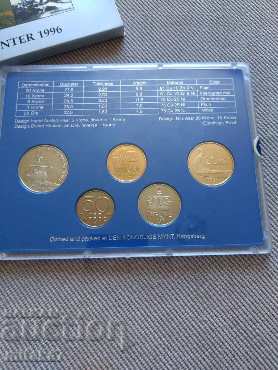 Set de monede, Norvegia, 1996 cu preț € 16.00 | 31.29 BGN