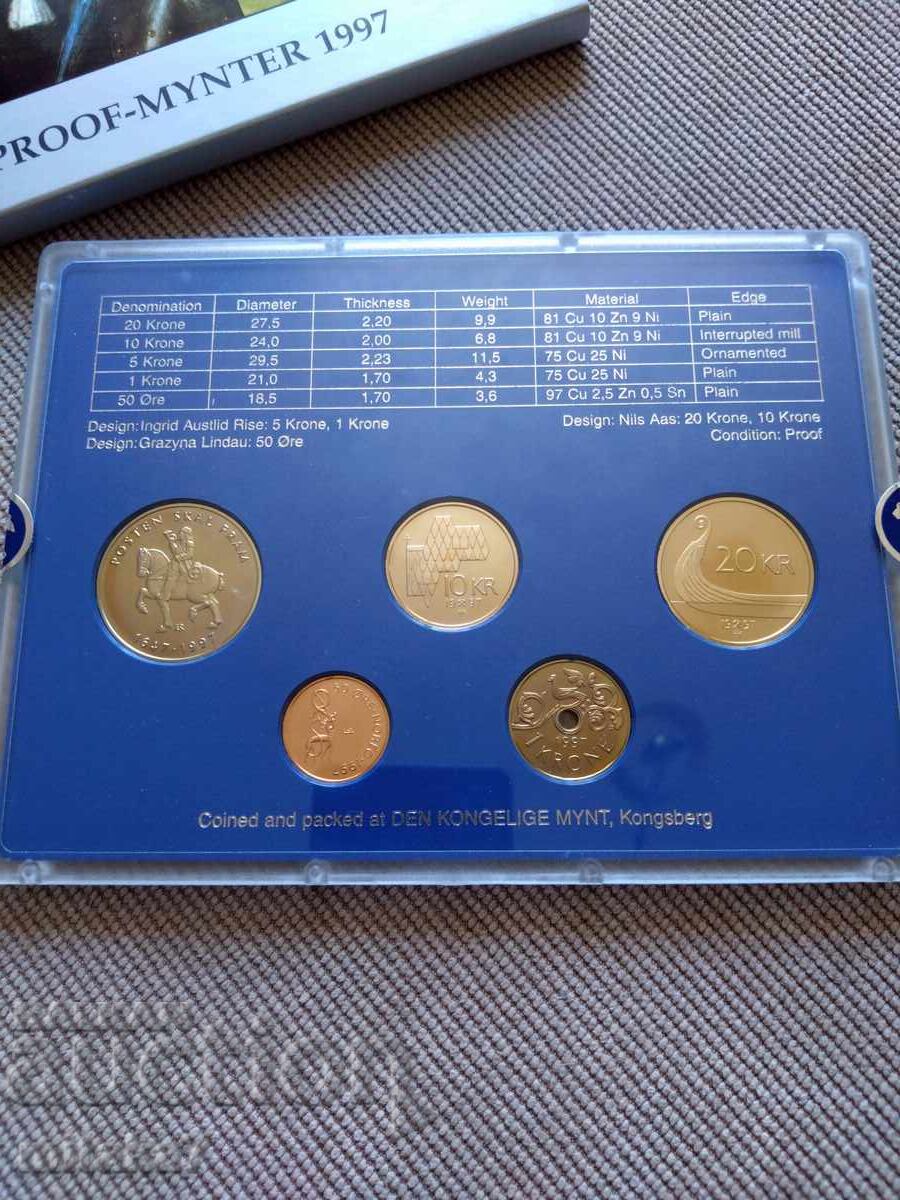 Set de monede, Norvegia, 1997 - 5