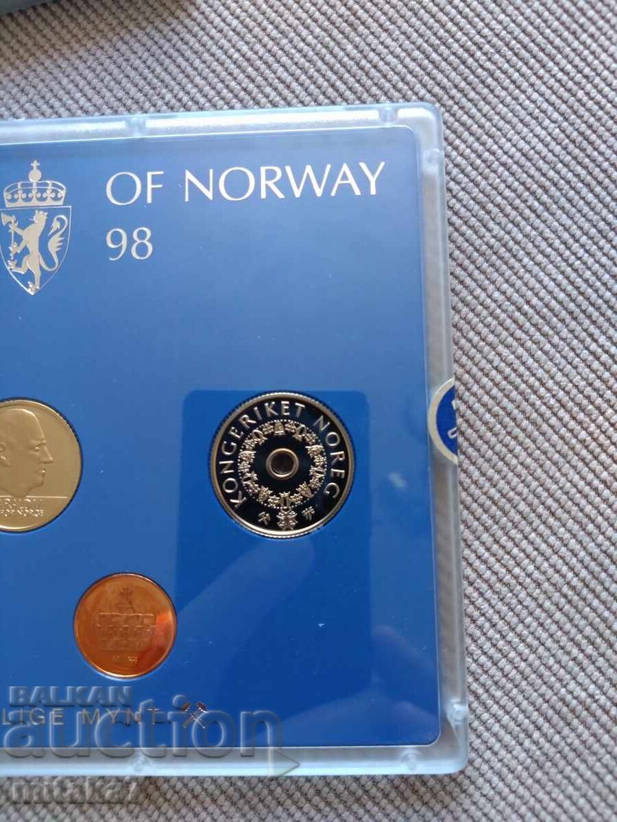 Licitație Set de monede, Norvegia, 1998.