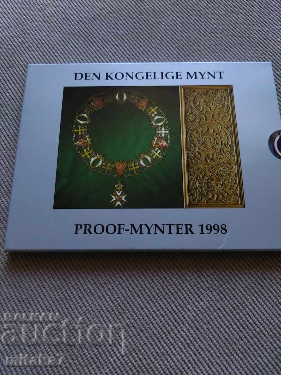 Set de monede, Norvegia, 1998.