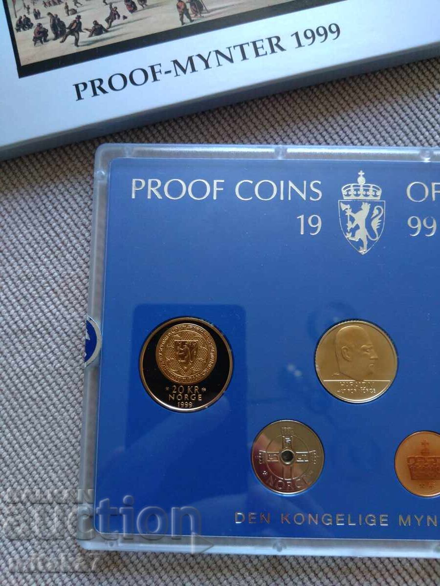 Set de monede, Norvegia, 1999. - 6