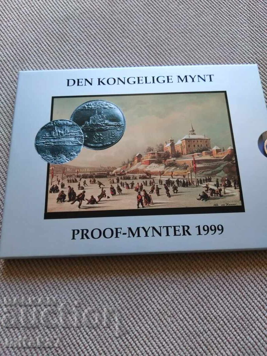 Set de monede, Norvegia, 1999.