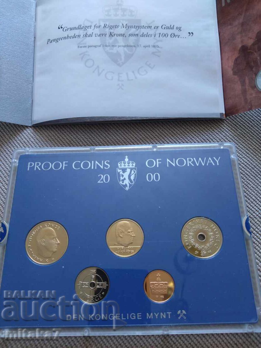 Set de monede, Norvegia, 2000 cu preț € 22.00 | 43.03 BGN