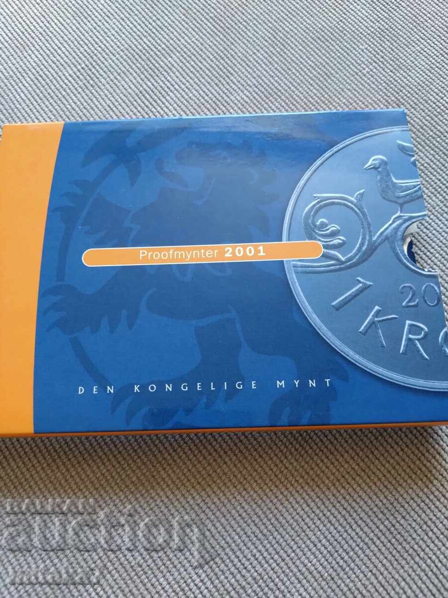 Set de monede, Norvegia, 2001.