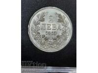 2 leva 1913 UNC de la 0,01 cenți BZC