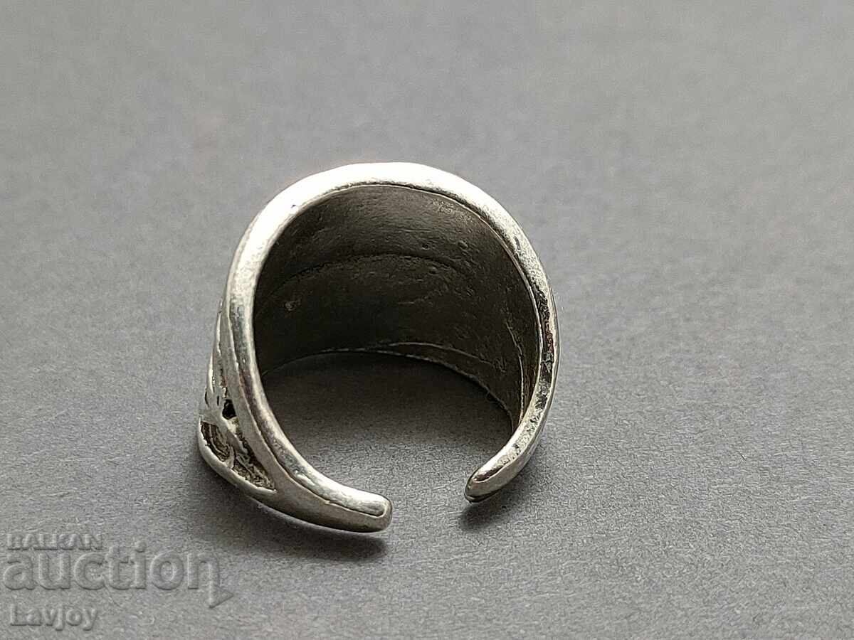 Inel placat cu argint trandafir - 5