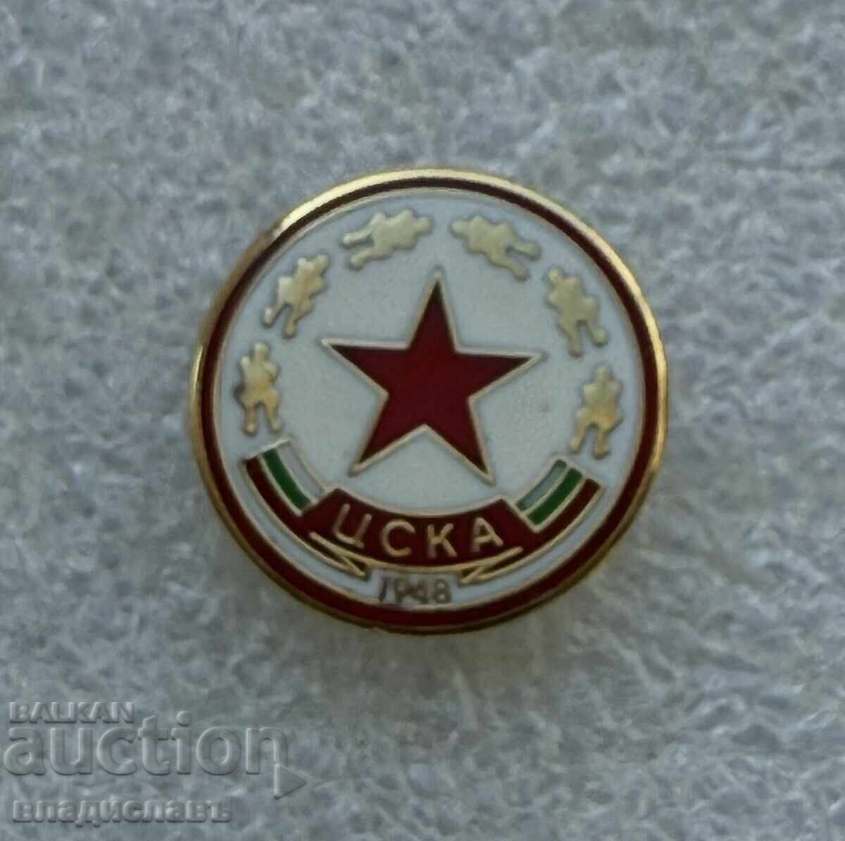 CSKA football badge - enamel with price € 50.00 | 97.79 BGN