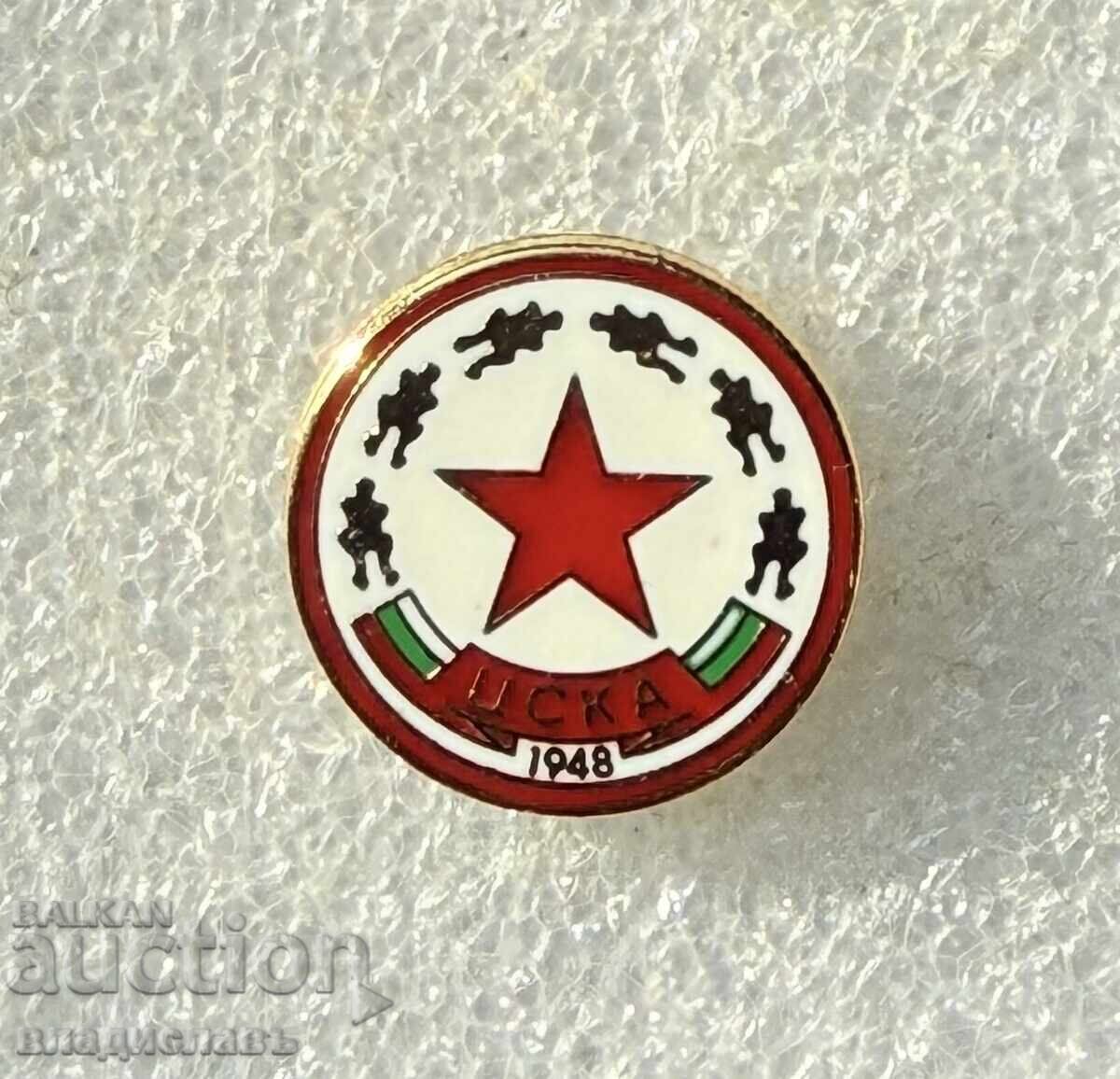 Auction  CSKA football badge - enamel