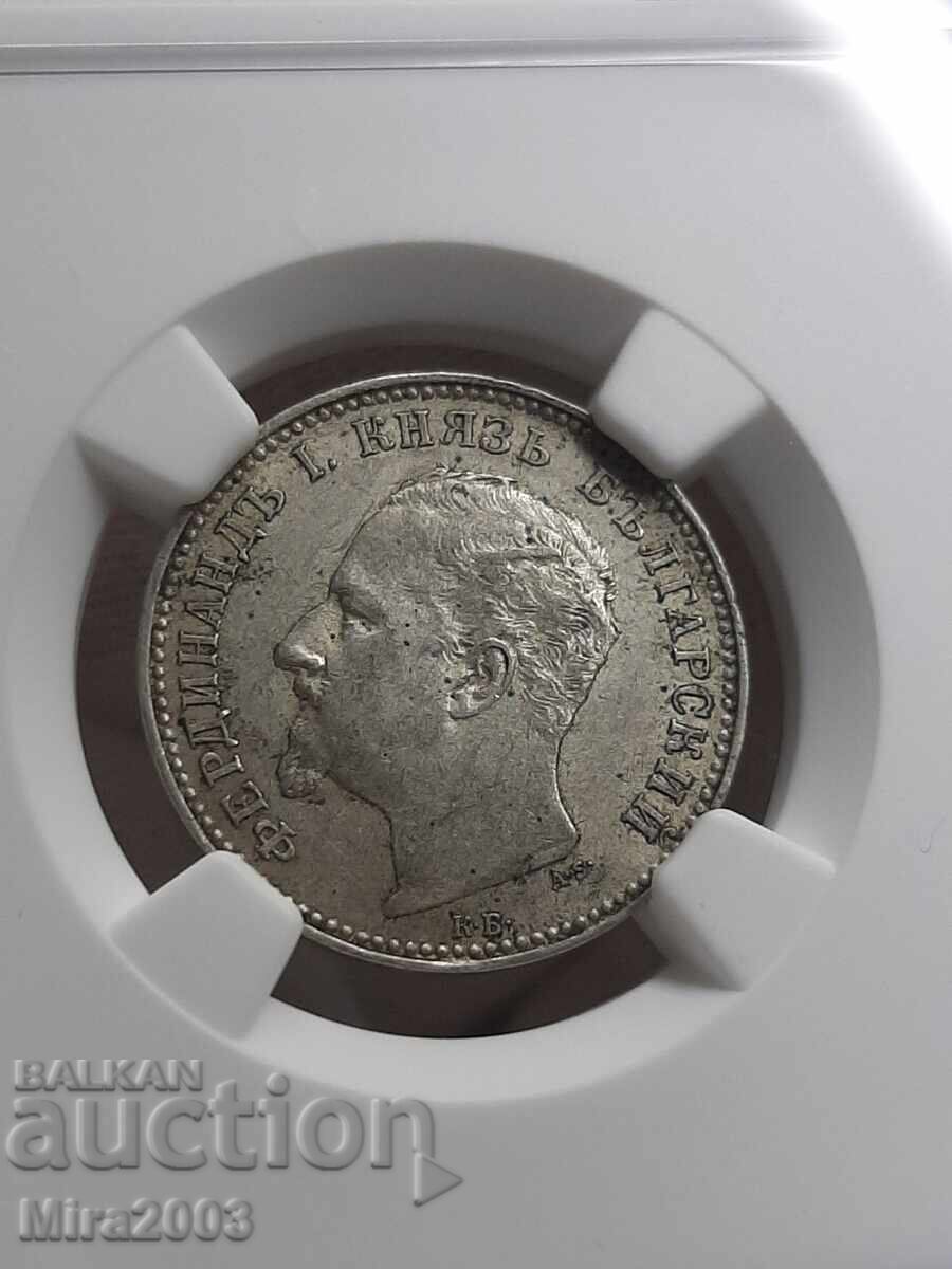 1 leu 1891 AU58 - 7
